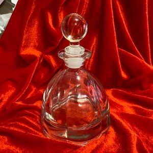 DECORATIVE BELL SHAPED FLOWER BOTTLE WITH STOPPER